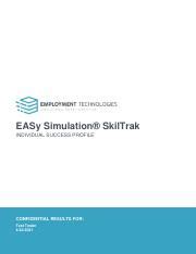 The specific exercises used are determined when the test is taken. . Easy simulation skiltrak answers
